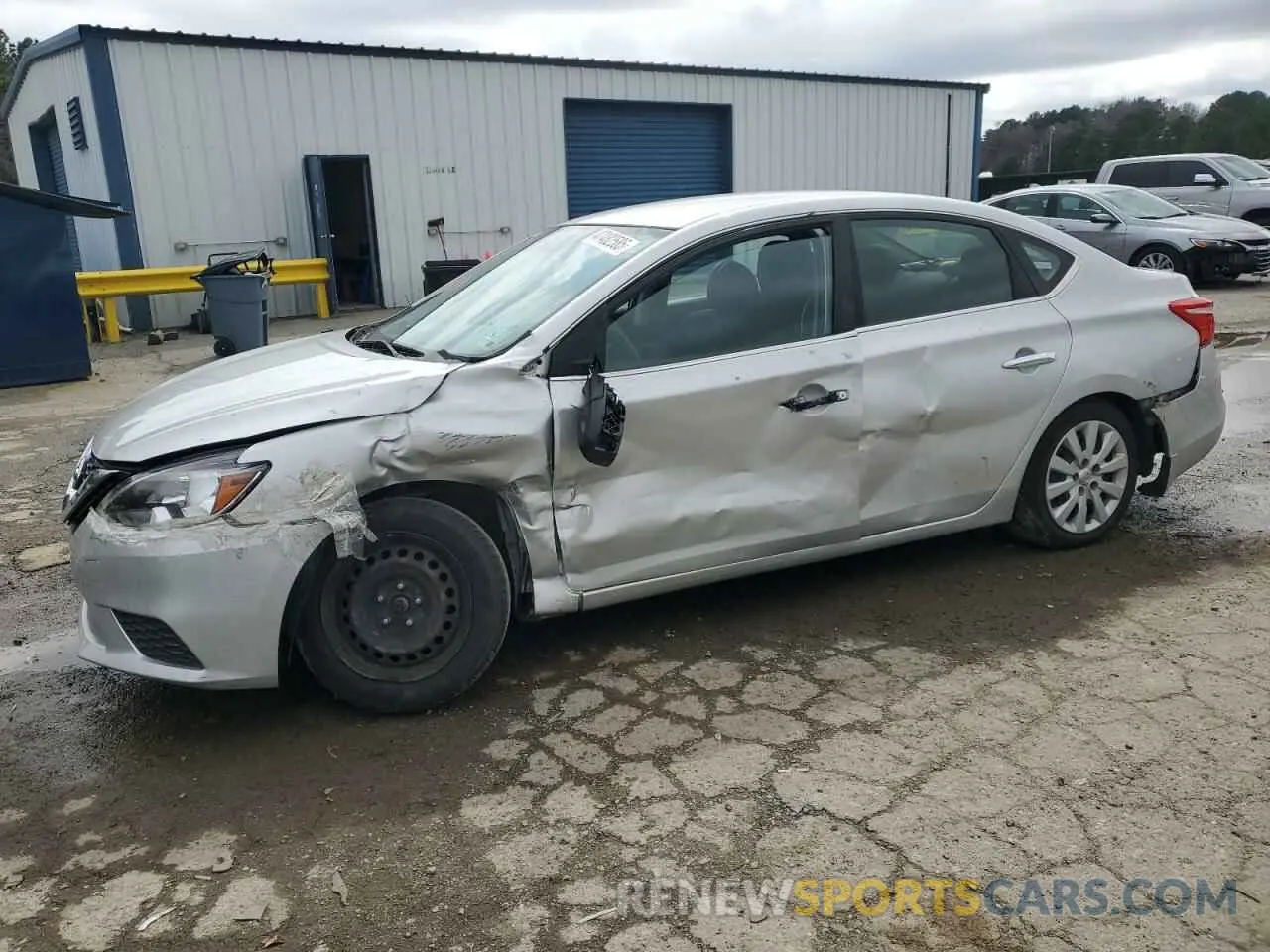 1 Photograph of a damaged car 3N1AB7AP5KY219471 NISSAN SENTRA 2019