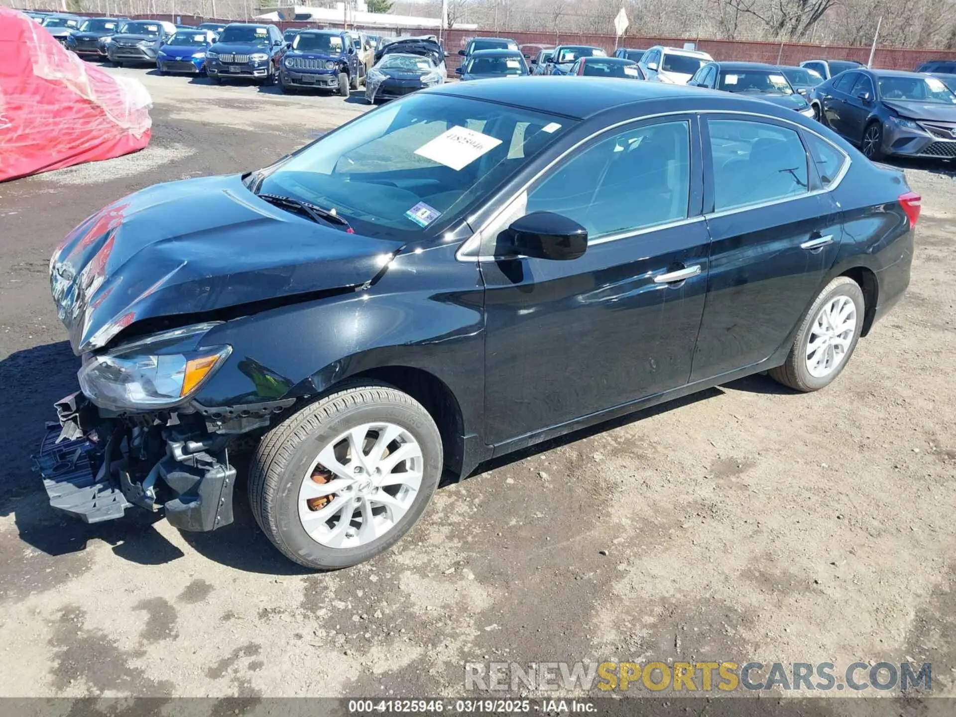 2 Photograph of a damaged car 3N1AB7AP5KY224119 NISSAN SENTRA 2019