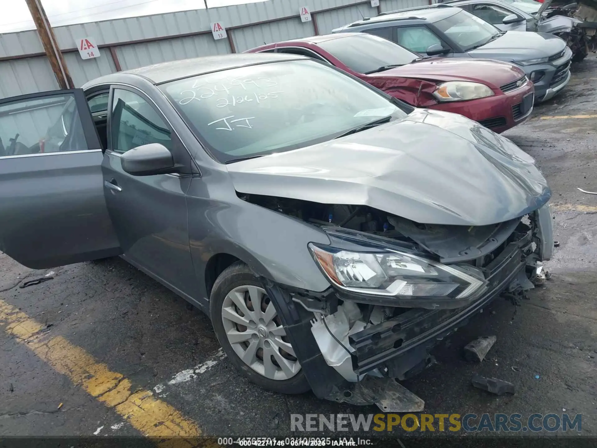 1 Фотография поврежденного автомобиля 3N1AB7AP5KY224993 NISSAN SENTRA 2019