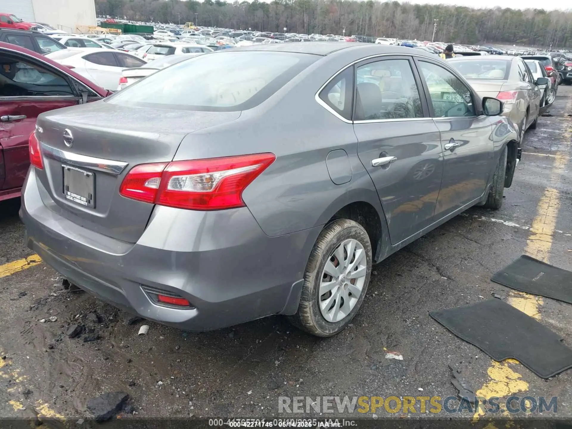 4 Фотография поврежденного автомобиля 3N1AB7AP5KY224993 NISSAN SENTRA 2019