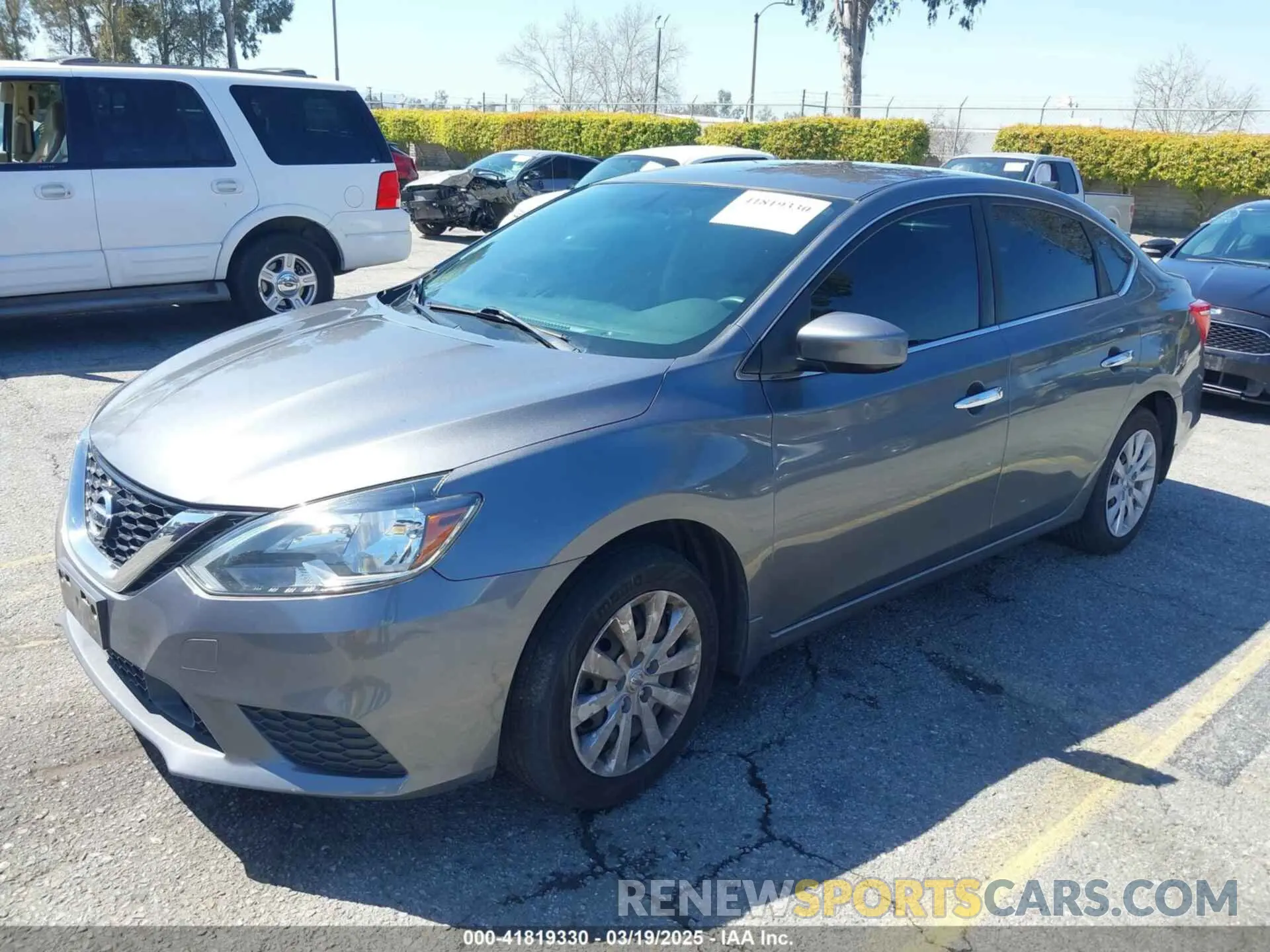 2 Photograph of a damaged car 3N1AB7AP5KY228039 NISSAN SENTRA 2019
