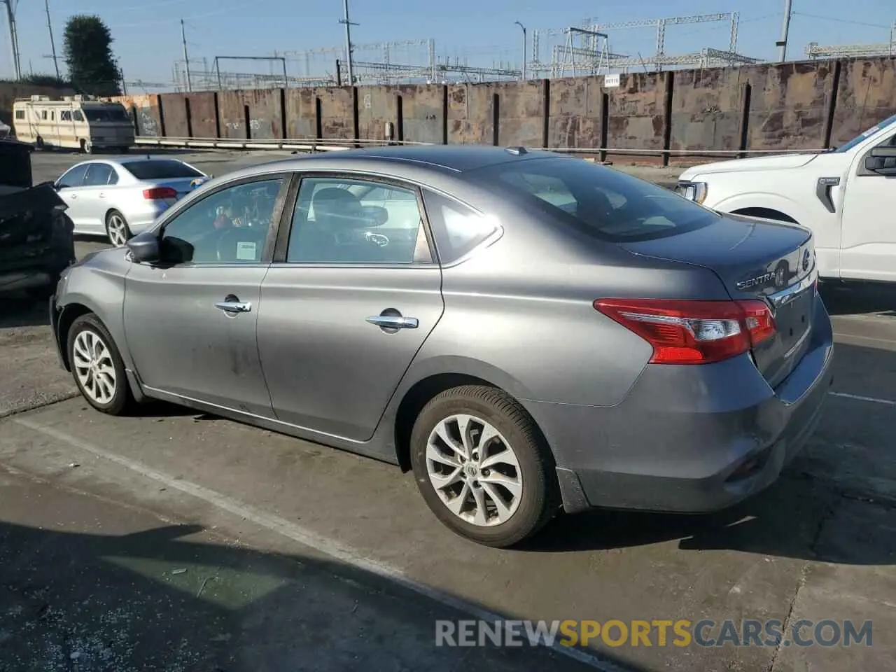 2 Photograph of a damaged car 3N1AB7AP5KY248825 NISSAN SENTRA 2019