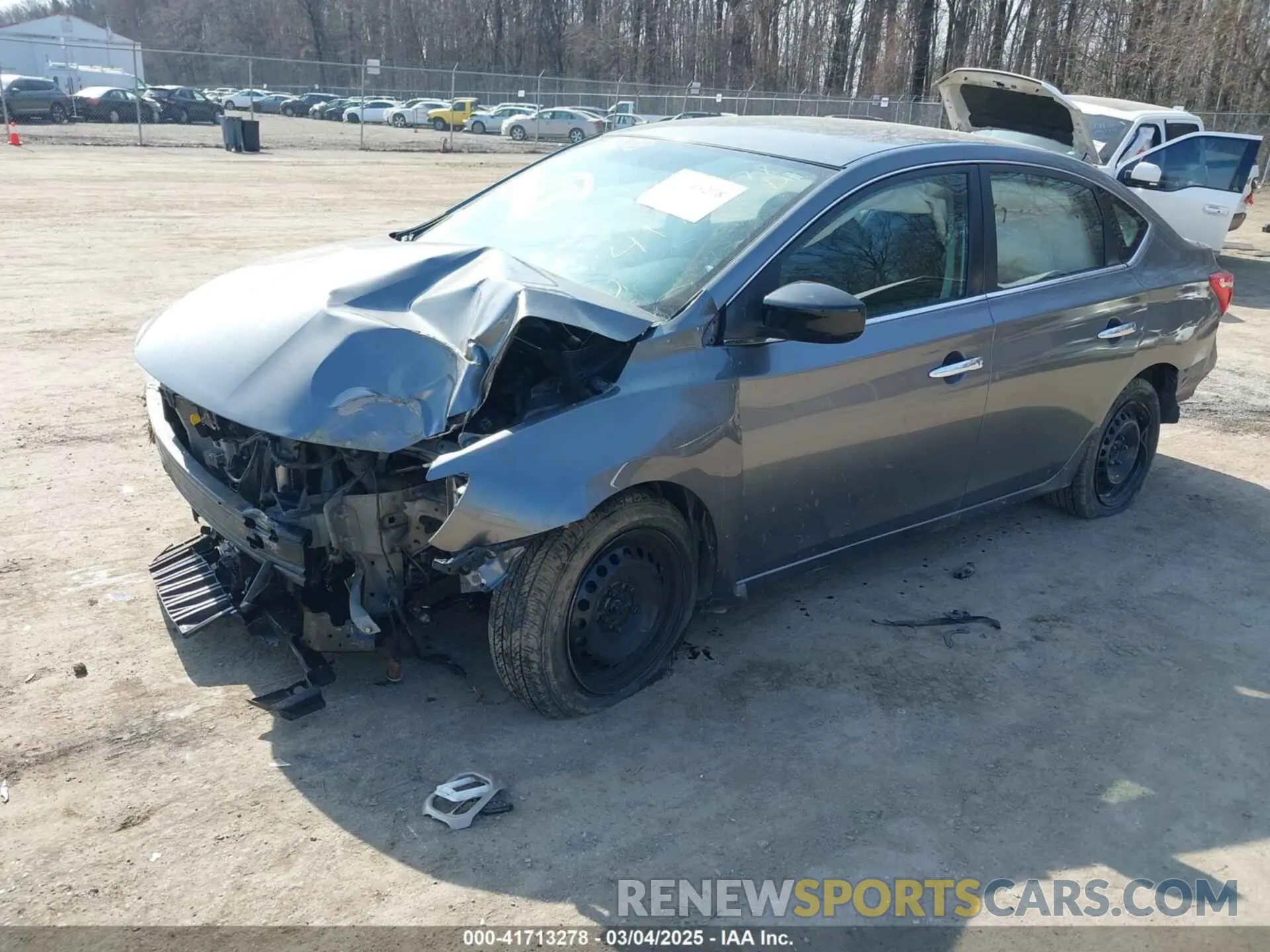 2 Photograph of a damaged car 3N1AB7AP5KY258674 NISSAN SENTRA 2019