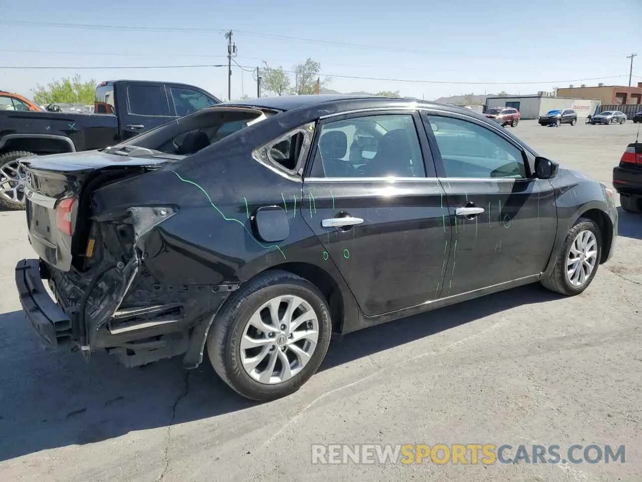 3 Photograph of a damaged car 3N1AB7AP5KY273644 NISSAN SENTRA 2019