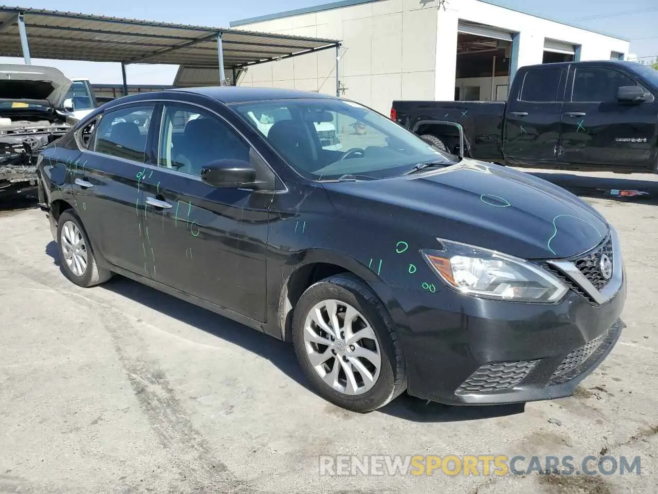 4 Photograph of a damaged car 3N1AB7AP5KY273644 NISSAN SENTRA 2019