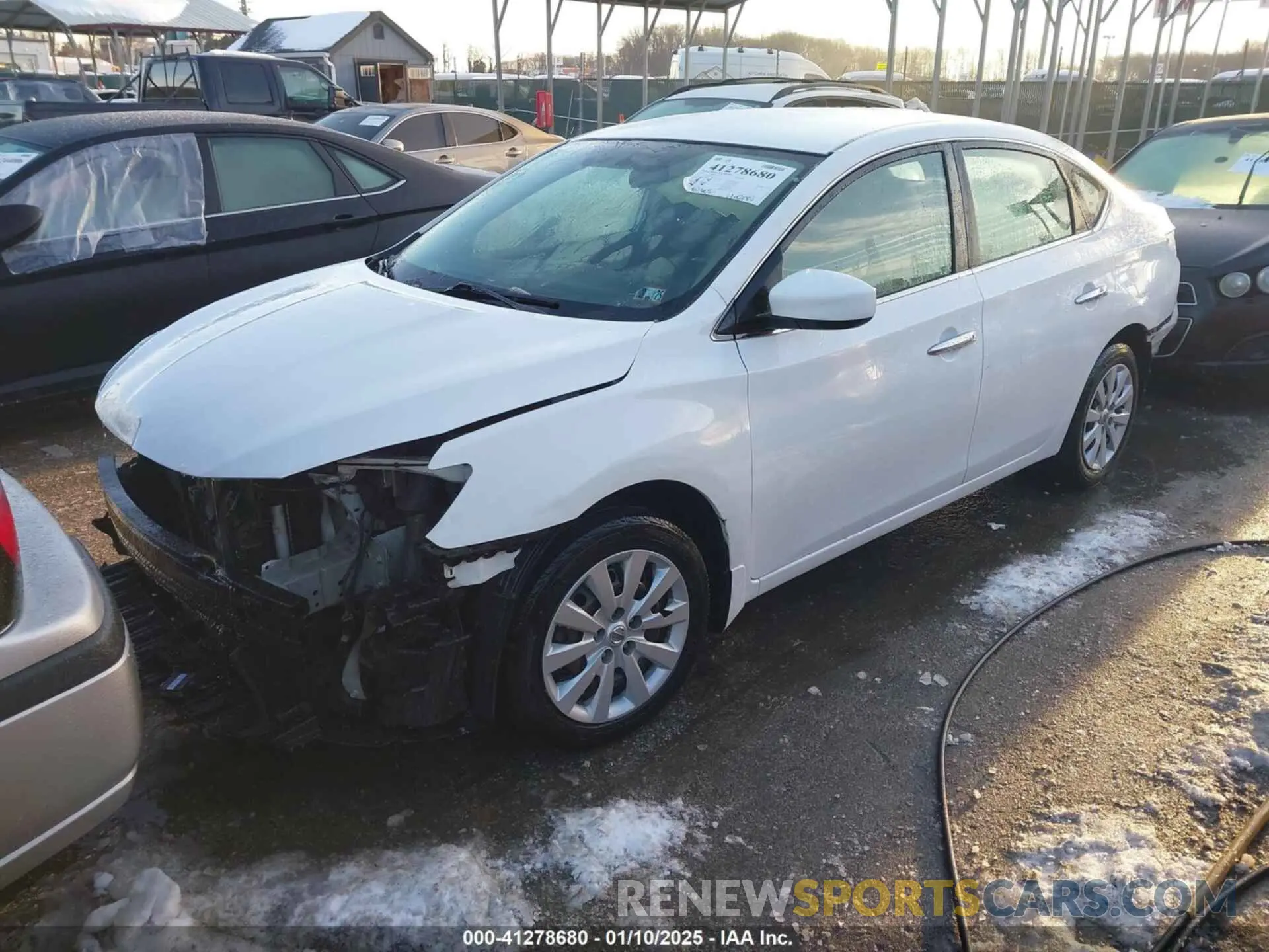 2 Фотография поврежденного автомобиля 3N1AB7AP5KY274583 NISSAN SENTRA 2019