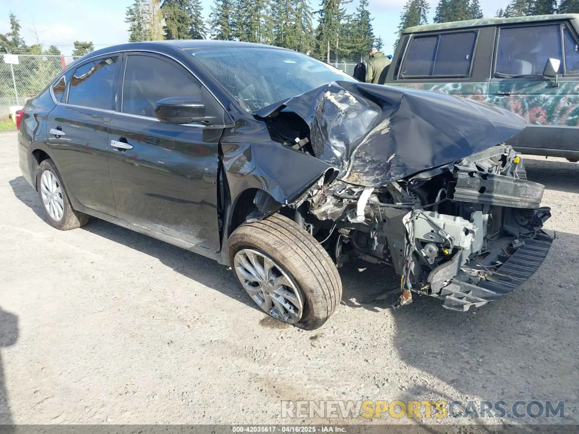 1 Фотография поврежденного автомобиля 3N1AB7AP5KY277161 NISSAN SENTRA 2019