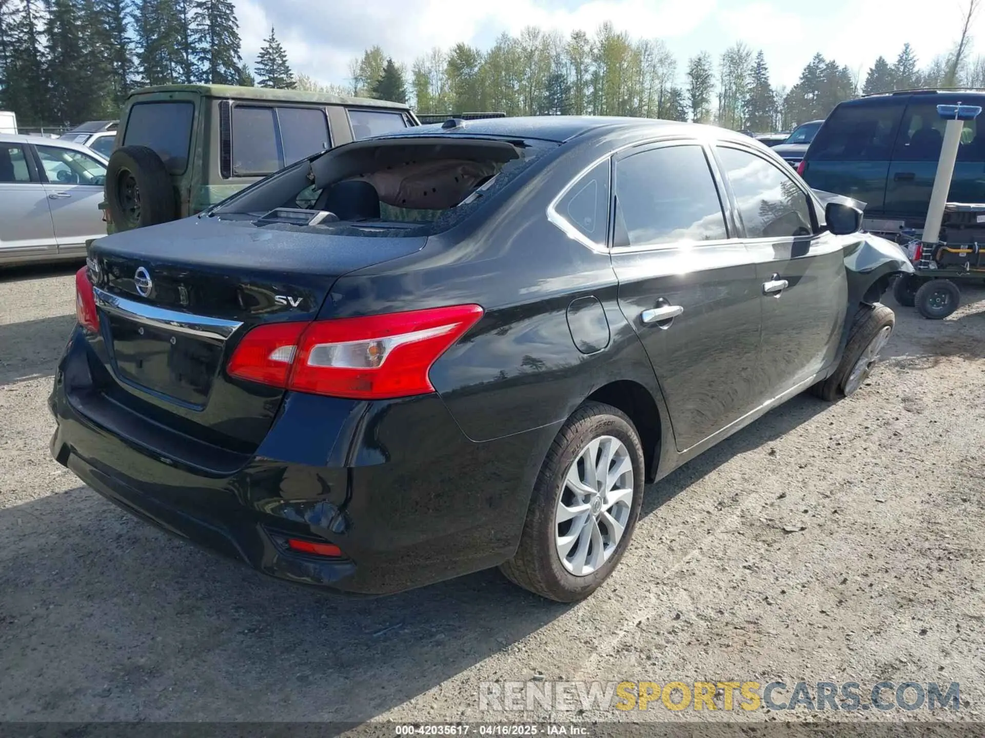 4 Фотография поврежденного автомобиля 3N1AB7AP5KY277161 NISSAN SENTRA 2019