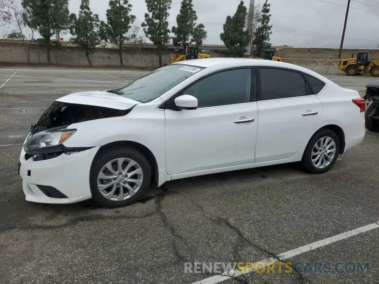 1 Photograph of a damaged car 3N1AB7AP5KY291951 NISSAN SENTRA 2019