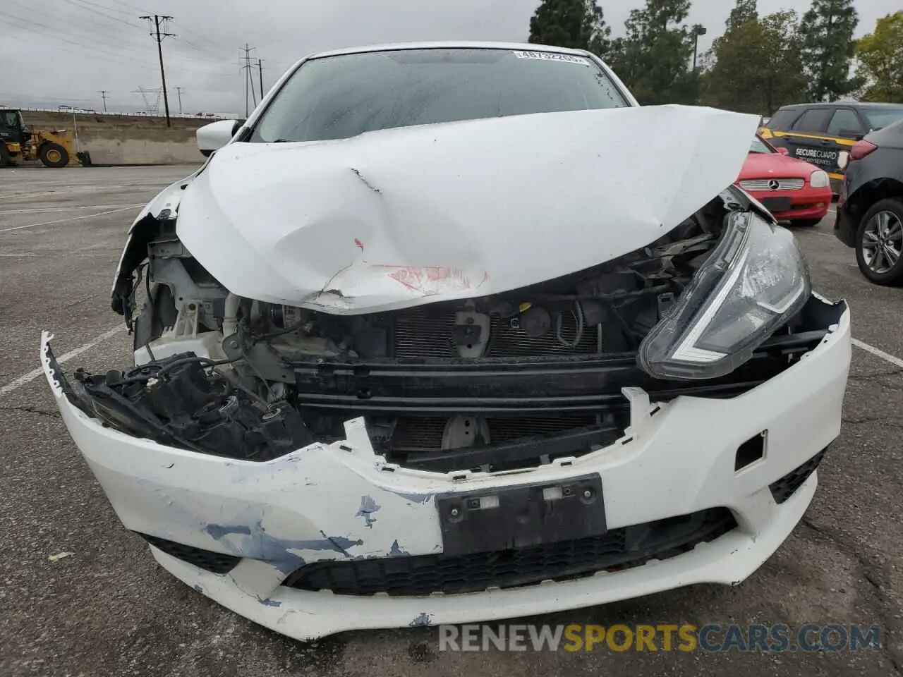 5 Photograph of a damaged car 3N1AB7AP5KY291951 NISSAN SENTRA 2019