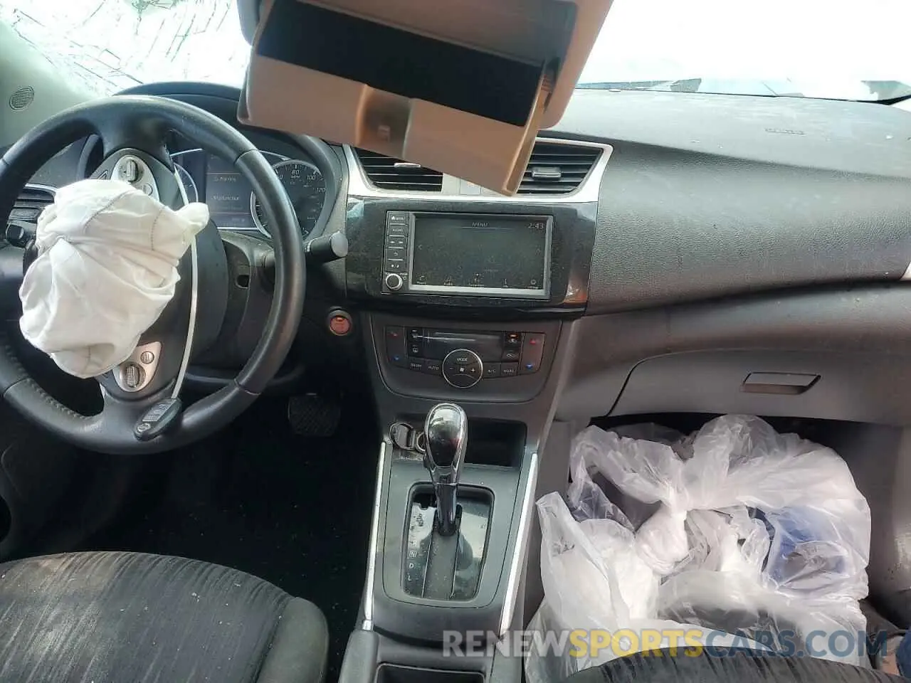 8 Фотография поврежденного автомобиля 3N1AB7AP5KY293294 NISSAN SENTRA 2019