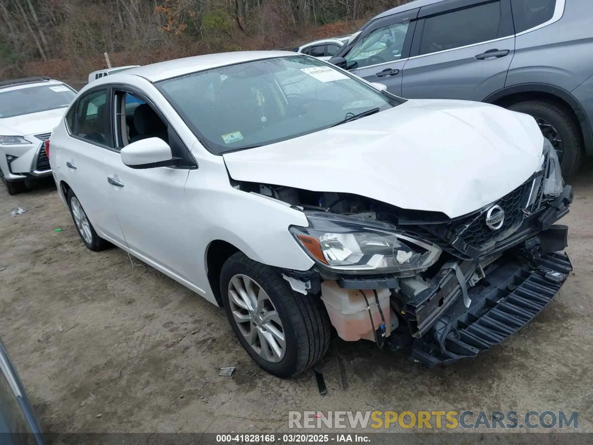 1 Photograph of a damaged car 3N1AB7AP5KY304763 NISSAN SENTRA 2019