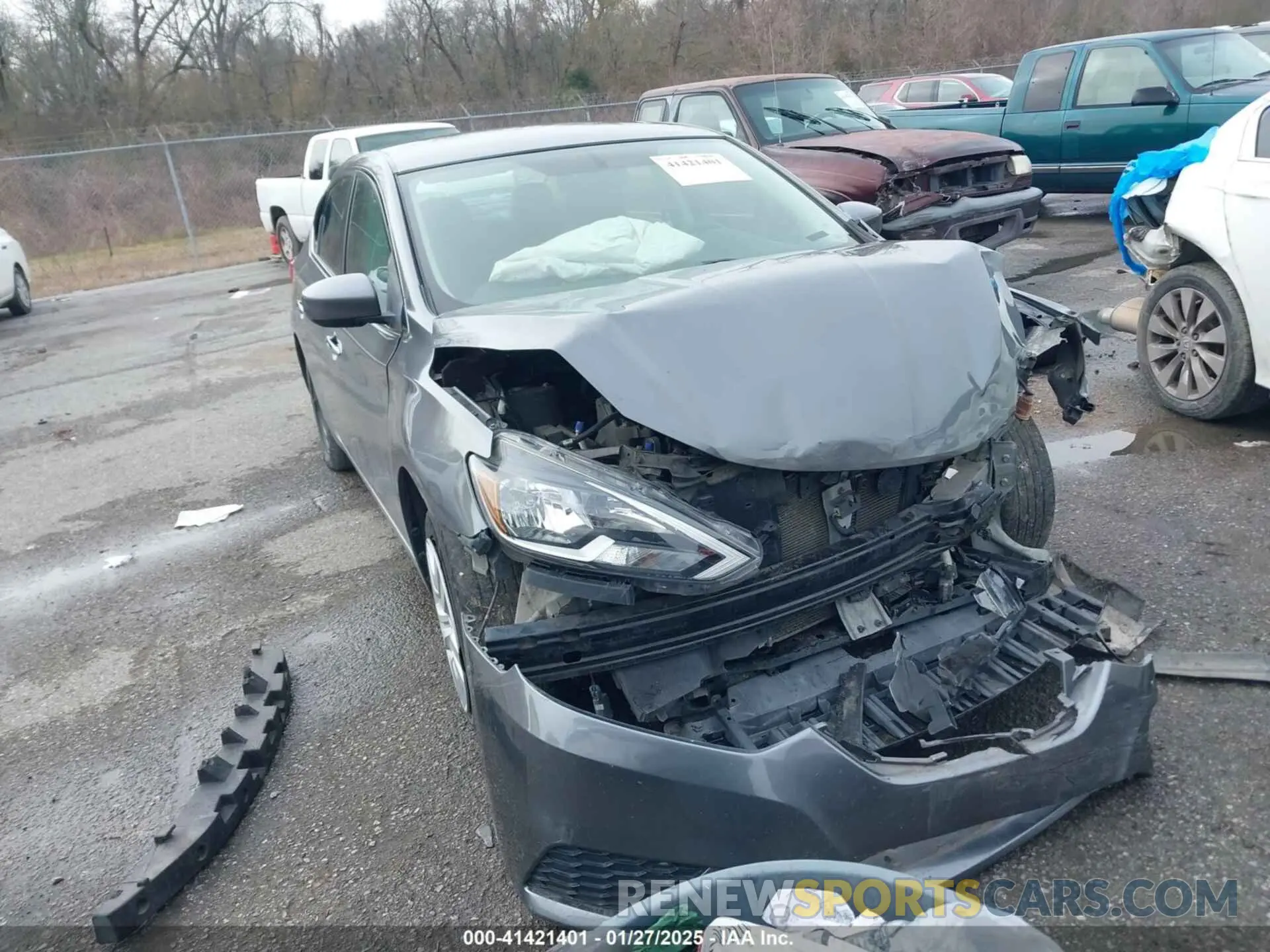 1 Фотография поврежденного автомобиля 3N1AB7AP5KY312779 NISSAN SENTRA 2019