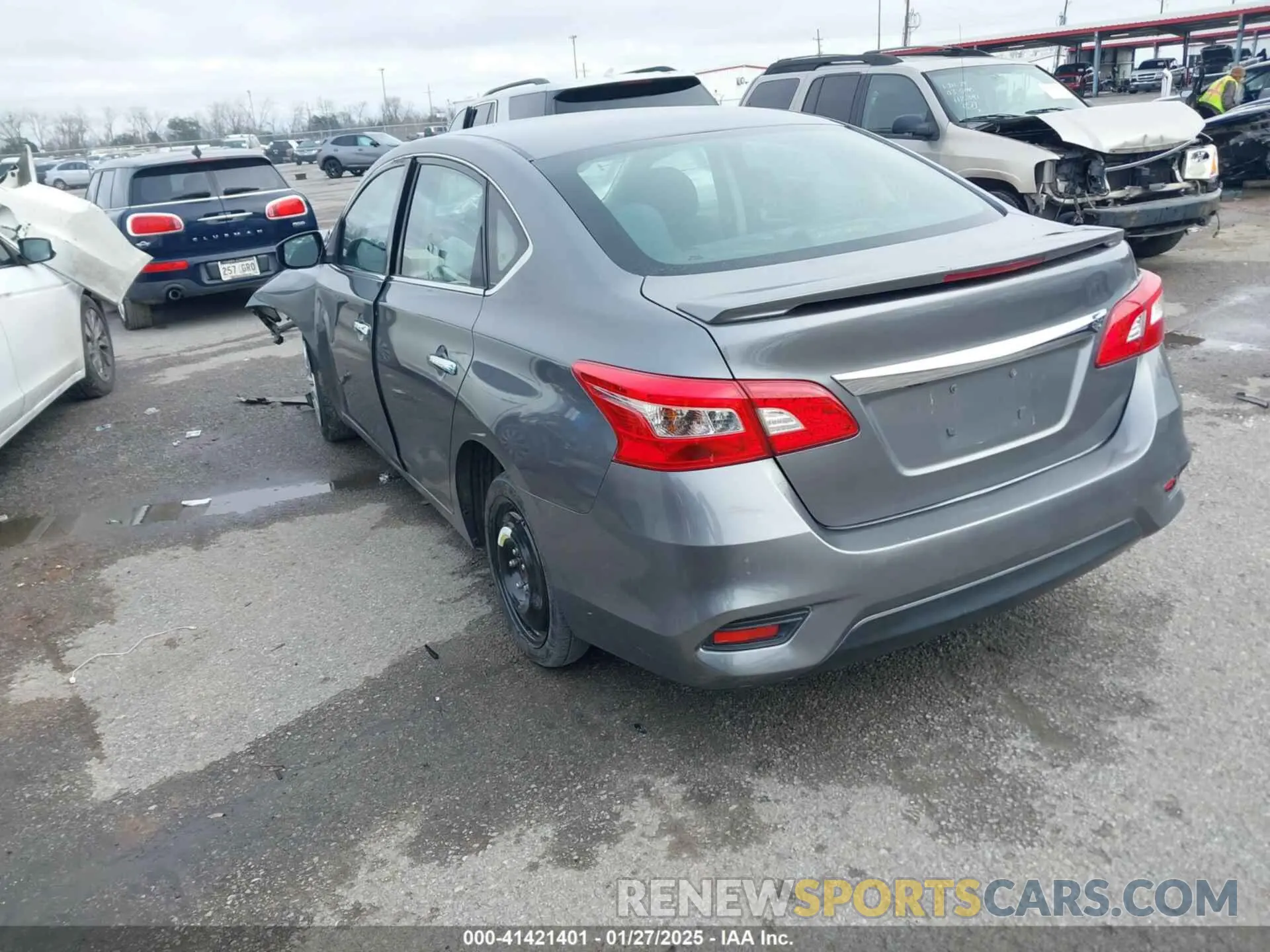3 Фотография поврежденного автомобиля 3N1AB7AP5KY312779 NISSAN SENTRA 2019