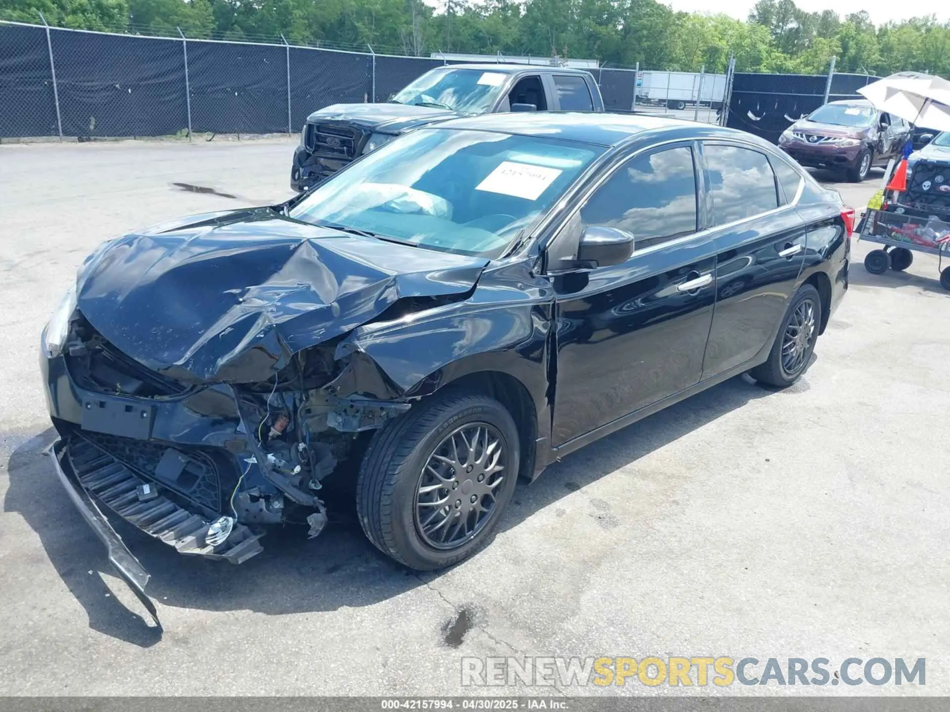 2 Фотография поврежденного автомобиля 3N1AB7AP5KY345992 NISSAN SENTRA 2019