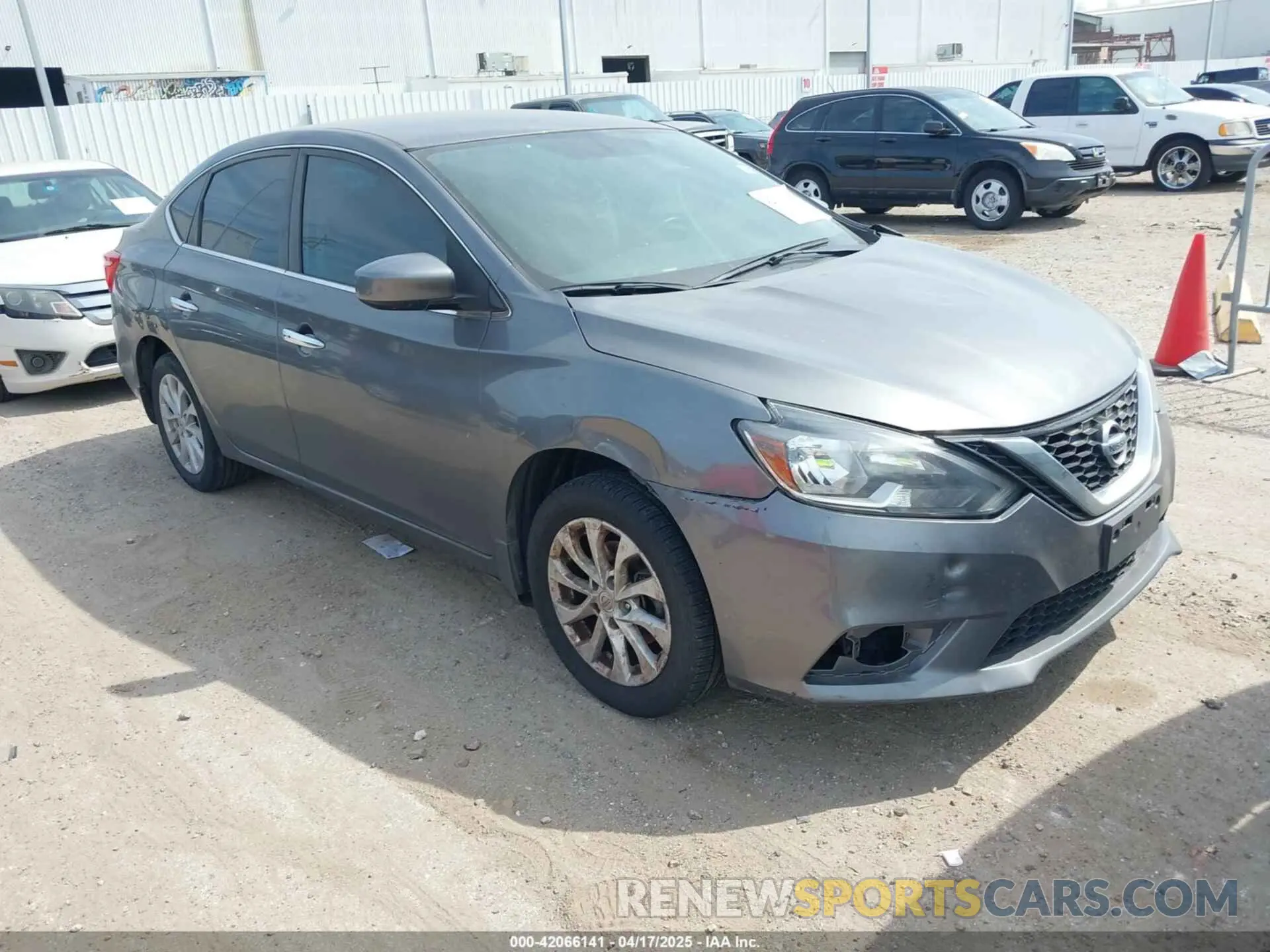 1 Photograph of a damaged car 3N1AB7AP5KY377048 NISSAN SENTRA 2019
