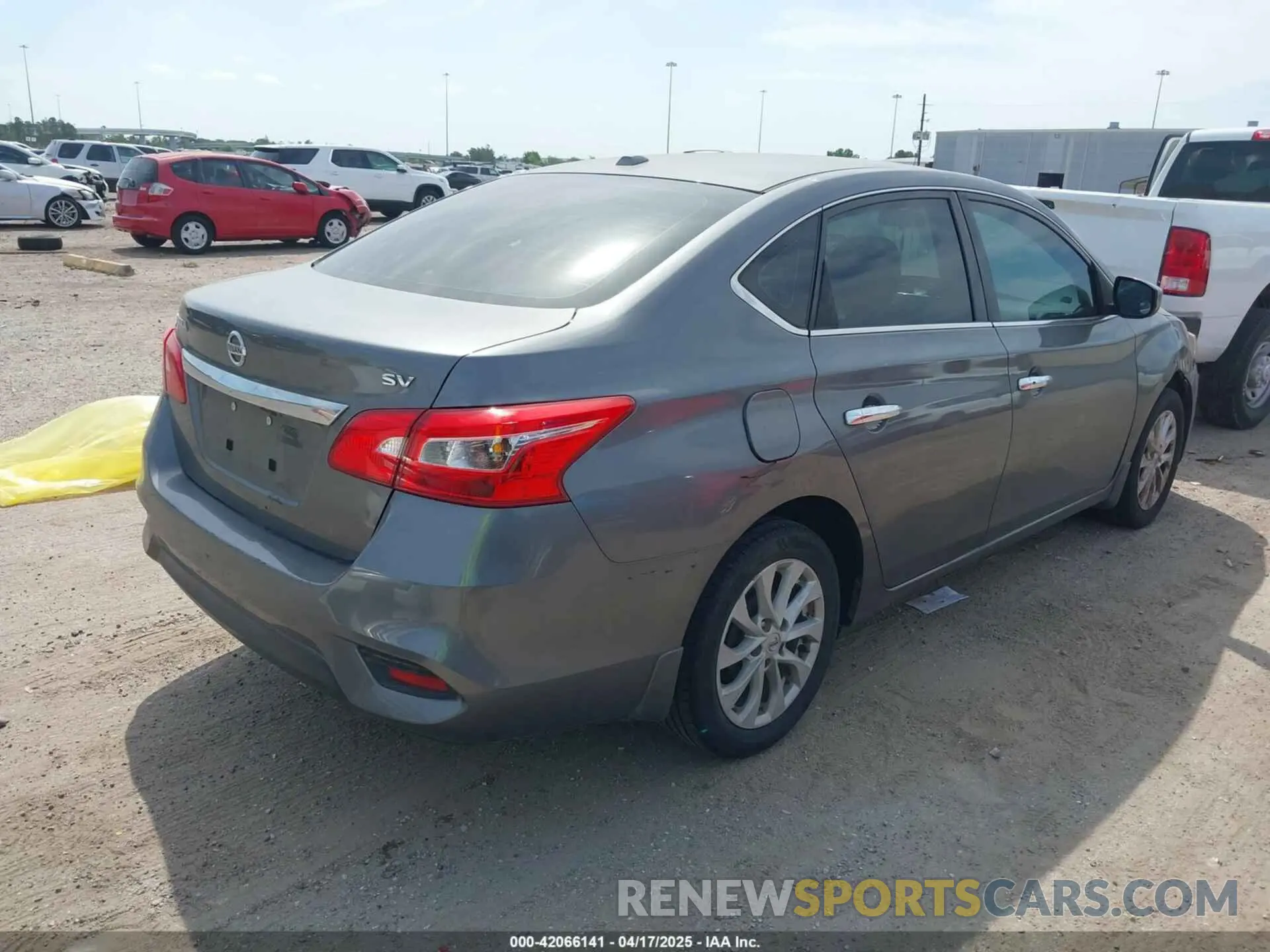 4 Photograph of a damaged car 3N1AB7AP5KY377048 NISSAN SENTRA 2019