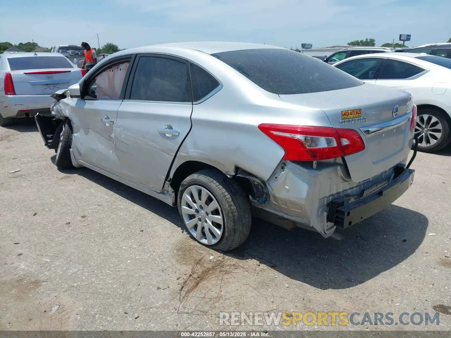 3 Photograph of a damaged car 3N1AB7AP5KY405933 NISSAN SENTRA 2019