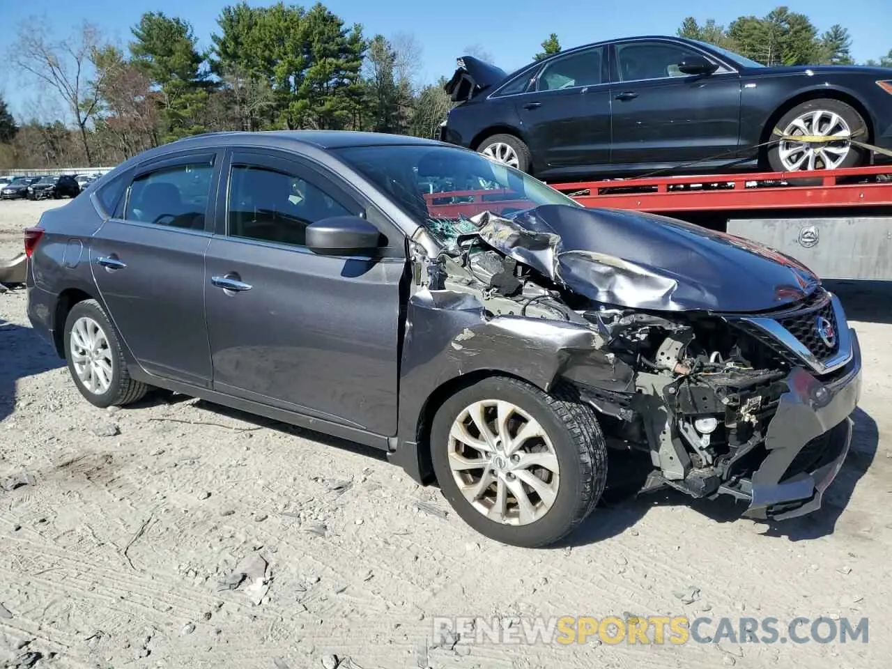 4 Фотография поврежденного автомобиля 3N1AB7AP5KY406631 NISSAN SENTRA 2019