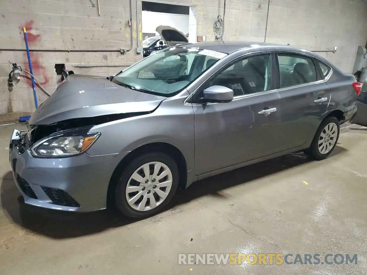 1 Photograph of a damaged car 3N1AB7AP5KY424868 NISSAN SENTRA 2019