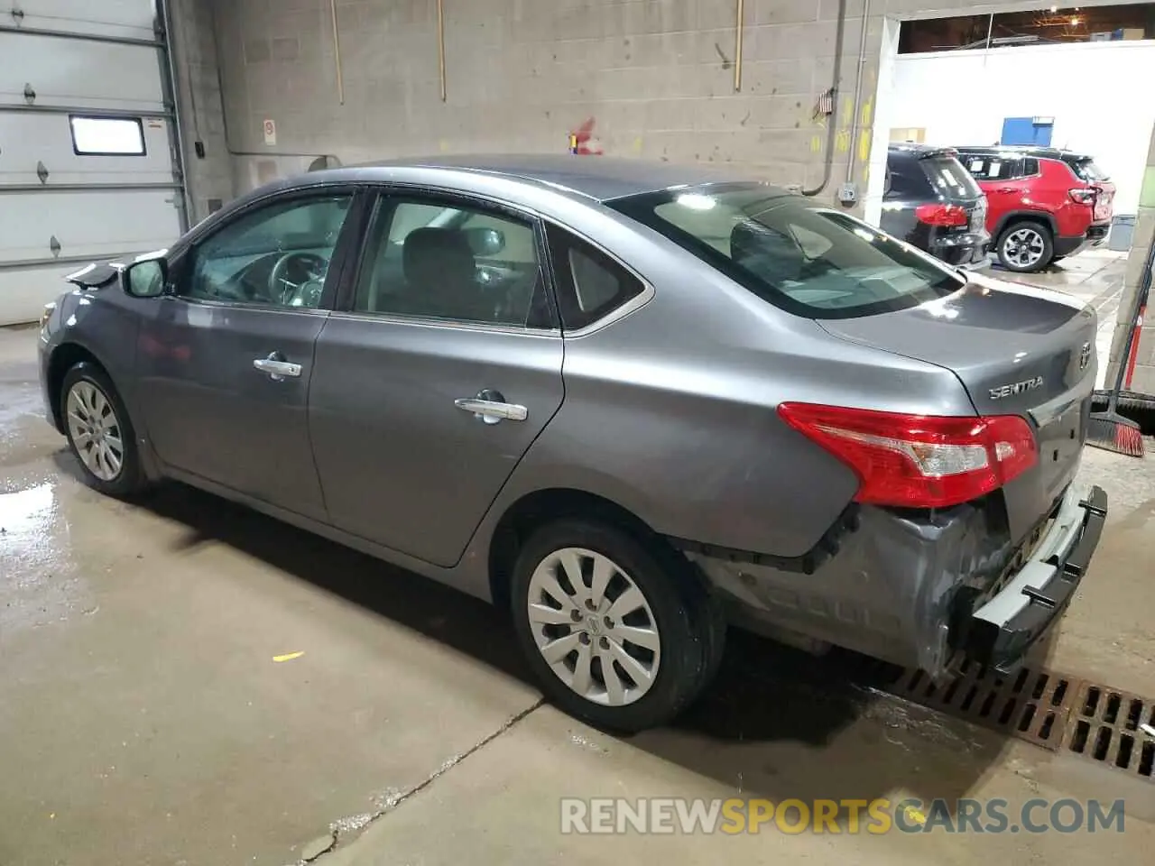 2 Photograph of a damaged car 3N1AB7AP5KY424868 NISSAN SENTRA 2019