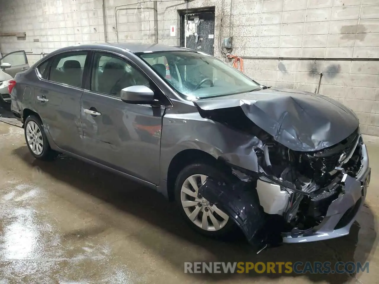 4 Photograph of a damaged car 3N1AB7AP5KY424868 NISSAN SENTRA 2019