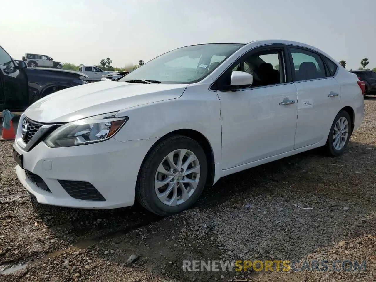 1 Photograph of a damaged car 3N1AB7AP5KY442092 NISSAN SENTRA 2019