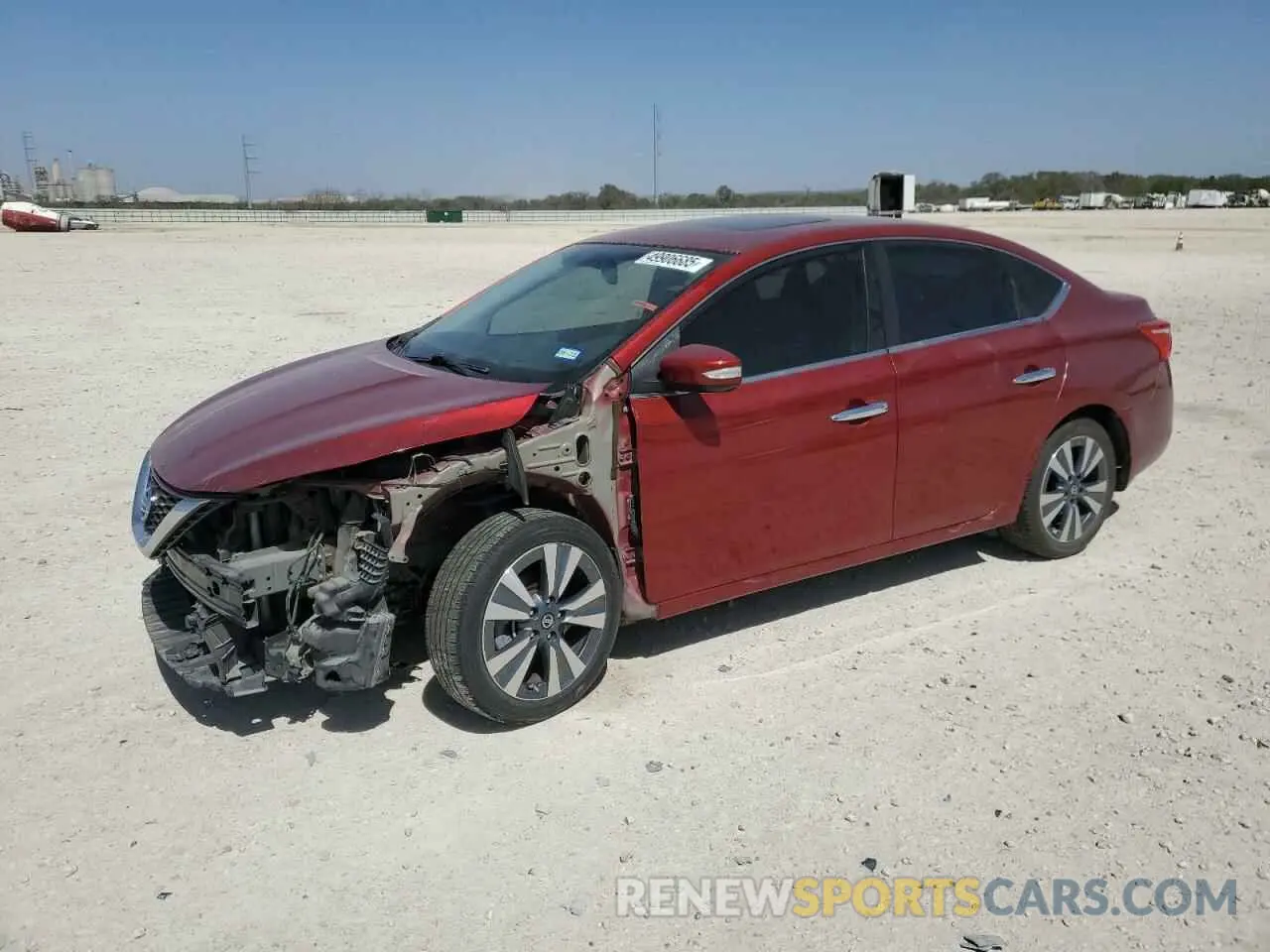 1 Photograph of a damaged car 3N1AB7AP5KY447325 NISSAN SENTRA 2019