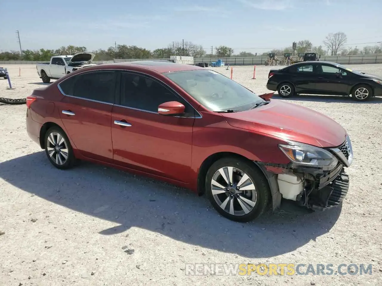 4 Photograph of a damaged car 3N1AB7AP5KY447325 NISSAN SENTRA 2019