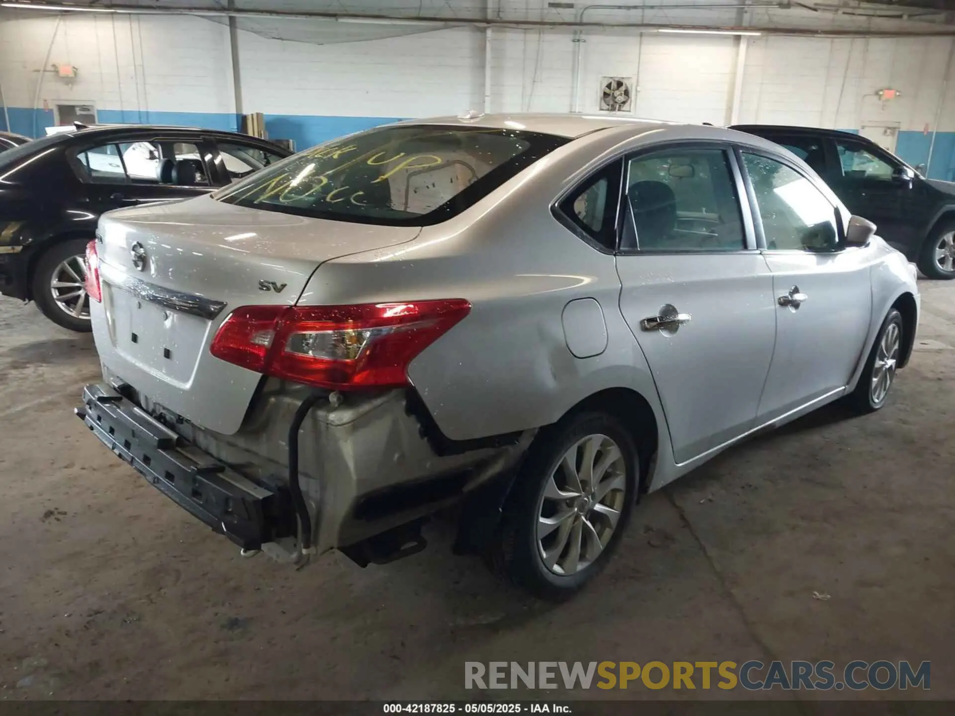 4 Photograph of a damaged car 3N1AB7AP5KY453853 NISSAN SENTRA 2019
