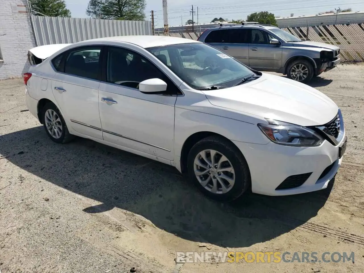 4 Photograph of a damaged car 3N1AB7AP6KL607998 NISSAN SENTRA 2019