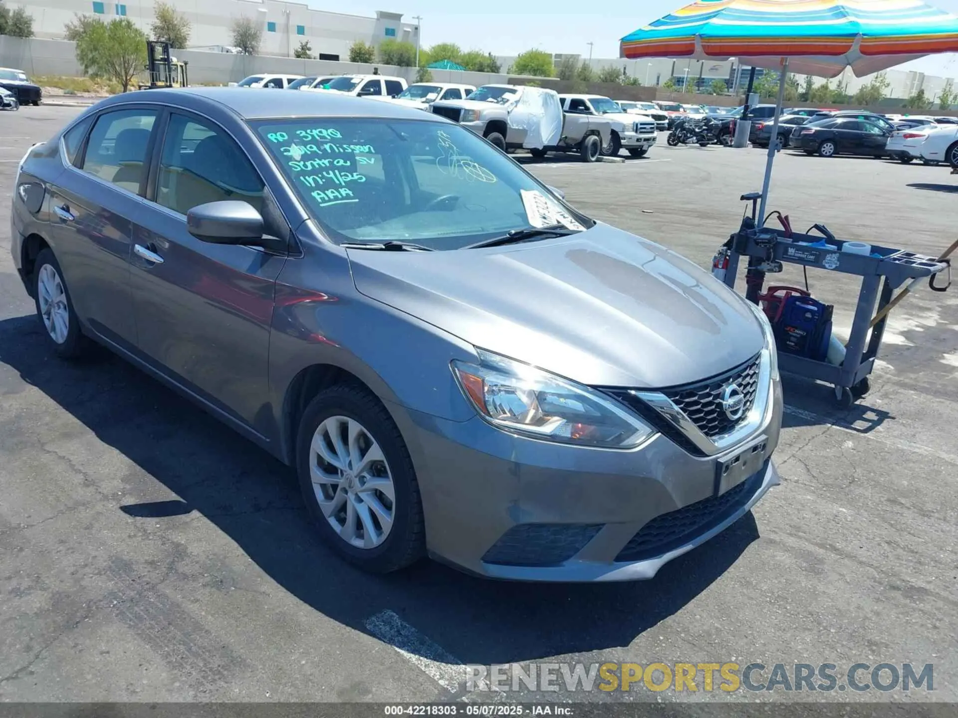 1 Фотография поврежденного автомобиля 3N1AB7AP6KL612618 NISSAN SENTRA 2019