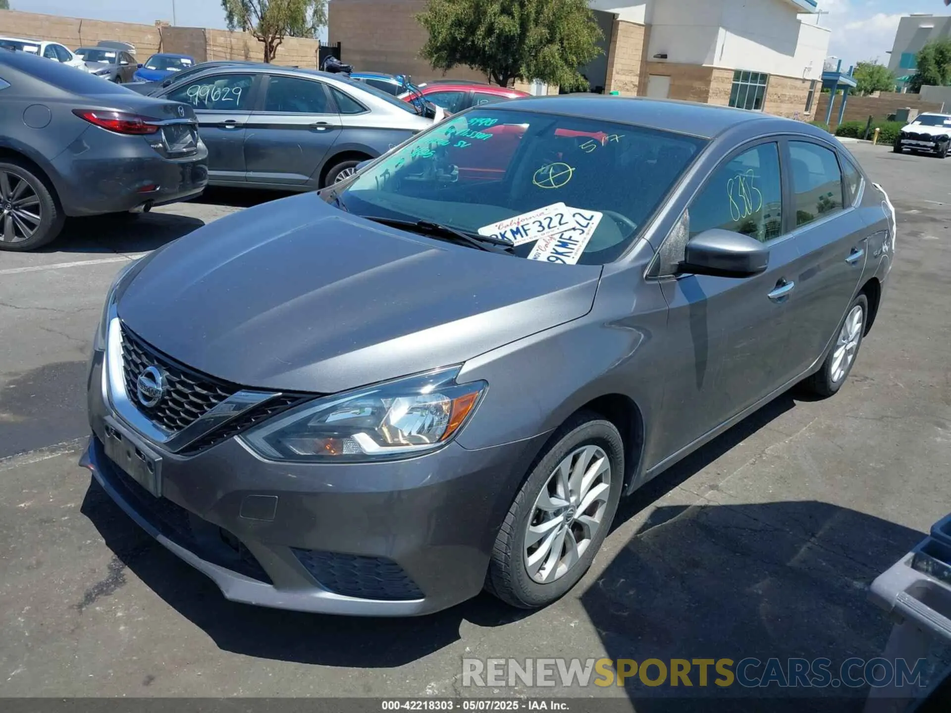 2 Фотография поврежденного автомобиля 3N1AB7AP6KL612618 NISSAN SENTRA 2019