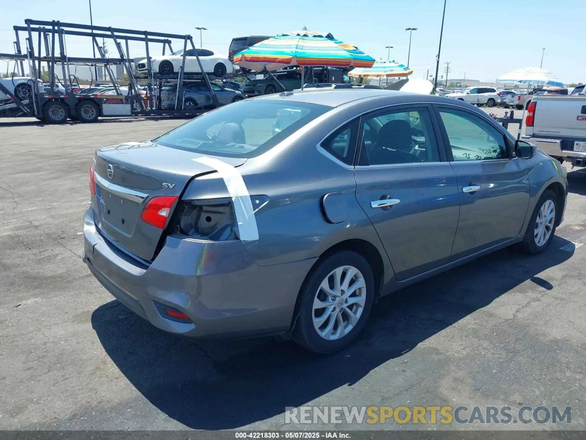 4 Фотография поврежденного автомобиля 3N1AB7AP6KL612618 NISSAN SENTRA 2019