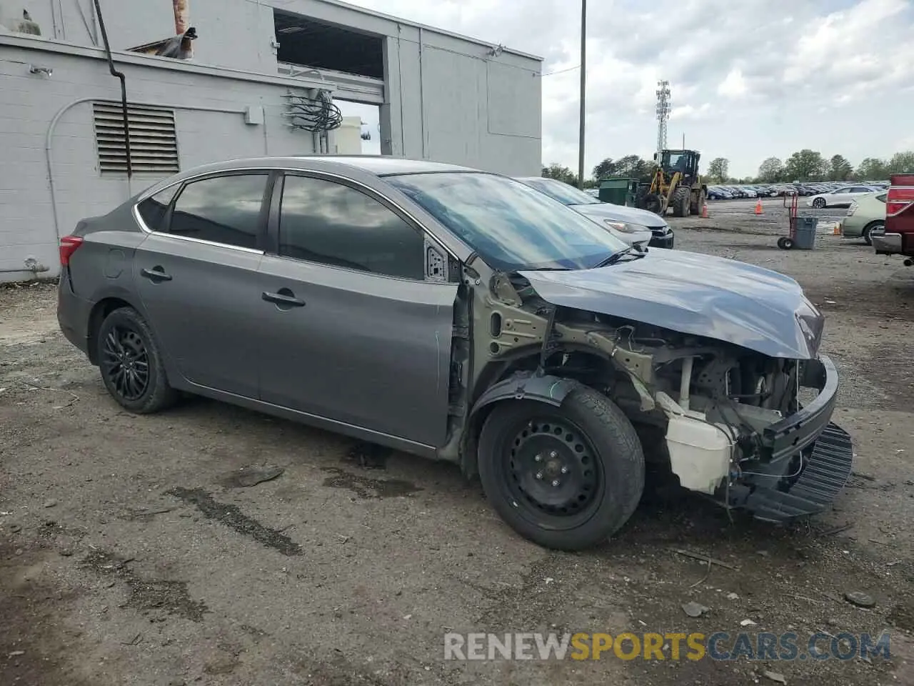 4 Photograph of a damaged car 3N1AB7AP6KY224923 NISSAN SENTRA 2019