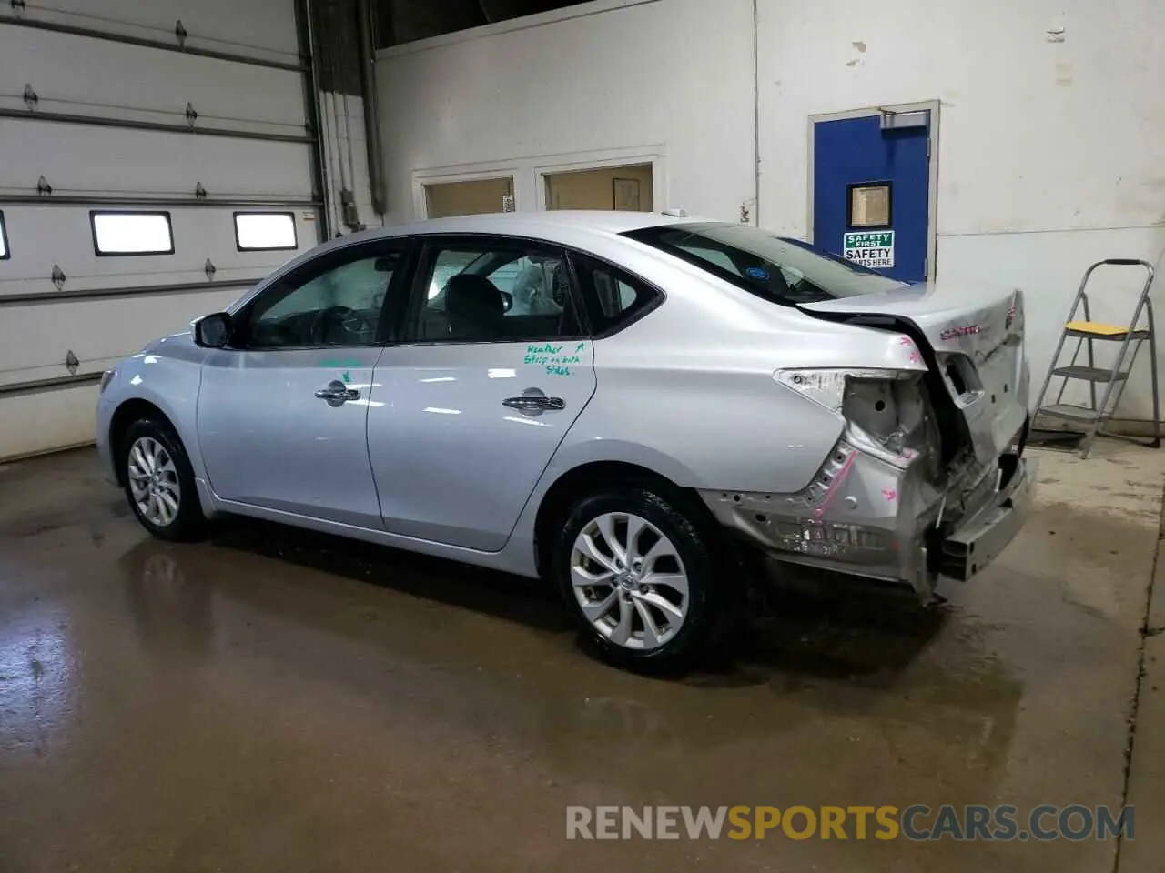 2 Photograph of a damaged car 3N1AB7AP6KY250194 NISSAN SENTRA 2019