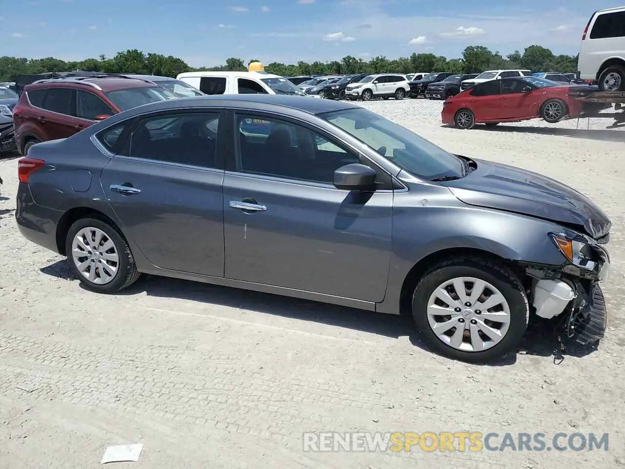 4 Photograph of a damaged car 3N1AB7AP6KY263513 NISSAN SENTRA 2019