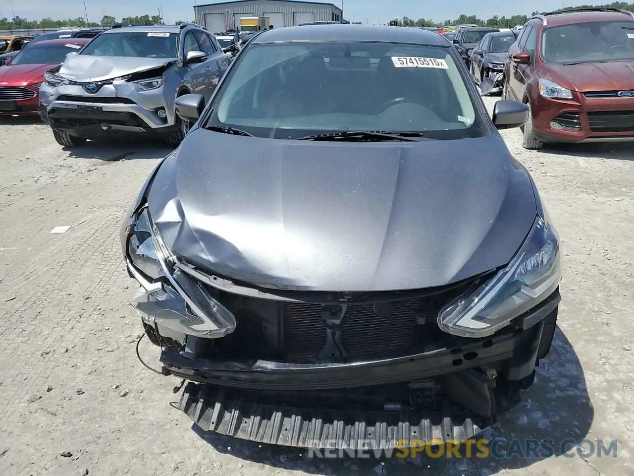 5 Photograph of a damaged car 3N1AB7AP6KY263513 NISSAN SENTRA 2019