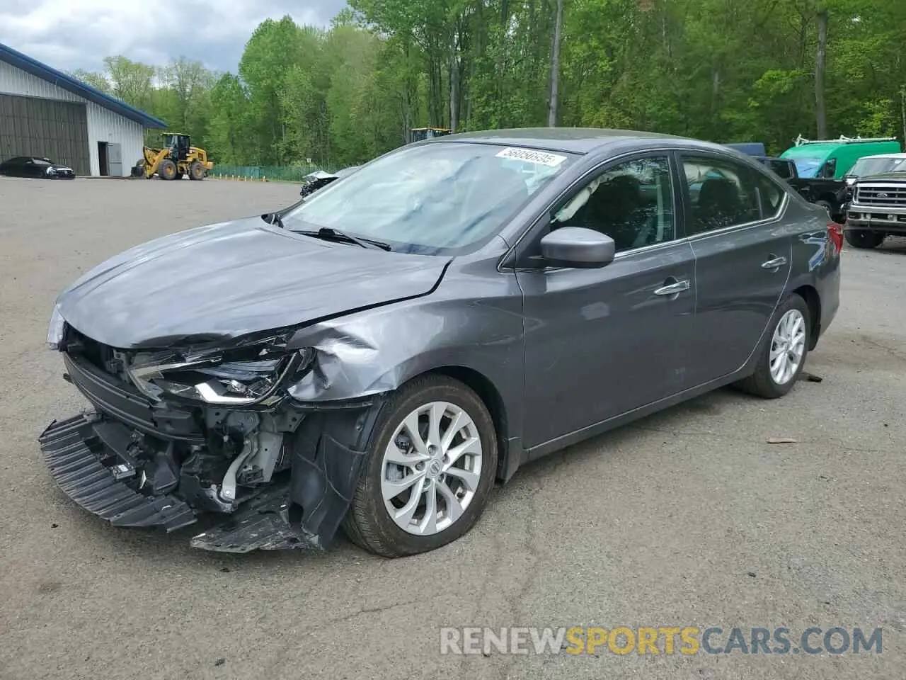 1 Photograph of a damaged car 3N1AB7AP6KY267206 NISSAN SENTRA 2019