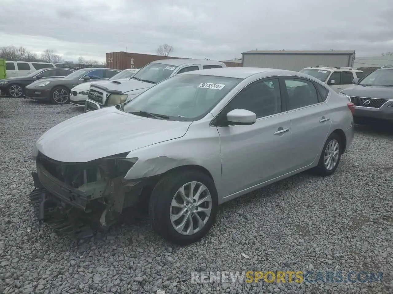 1 Photograph of a damaged car 3N1AB7AP6KY270400 NISSAN SENTRA 2019