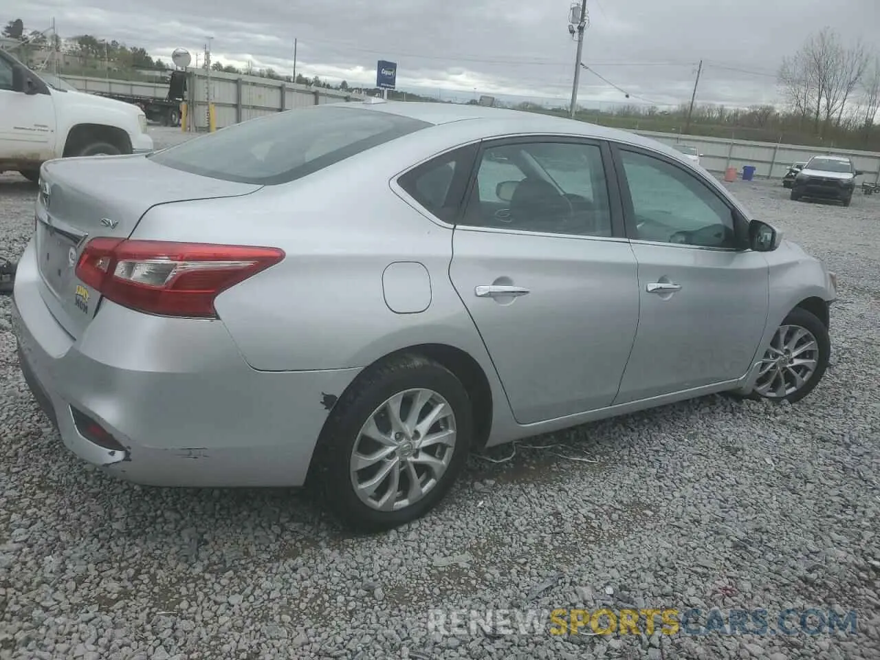 3 Photograph of a damaged car 3N1AB7AP6KY270400 NISSAN SENTRA 2019