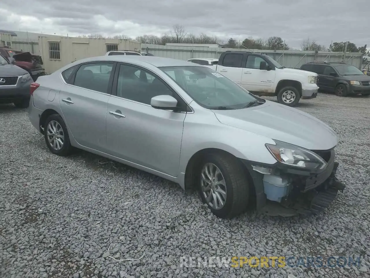 4 Photograph of a damaged car 3N1AB7AP6KY270400 NISSAN SENTRA 2019