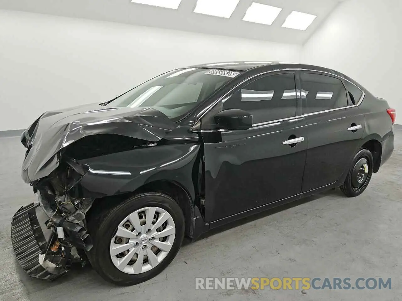 1 Photograph of a damaged car 3N1AB7AP6KY273460 NISSAN SENTRA 2019
