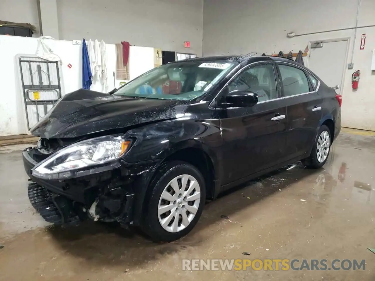 1 Photograph of a damaged car 3N1AB7AP6KY279436 NISSAN SENTRA 2019