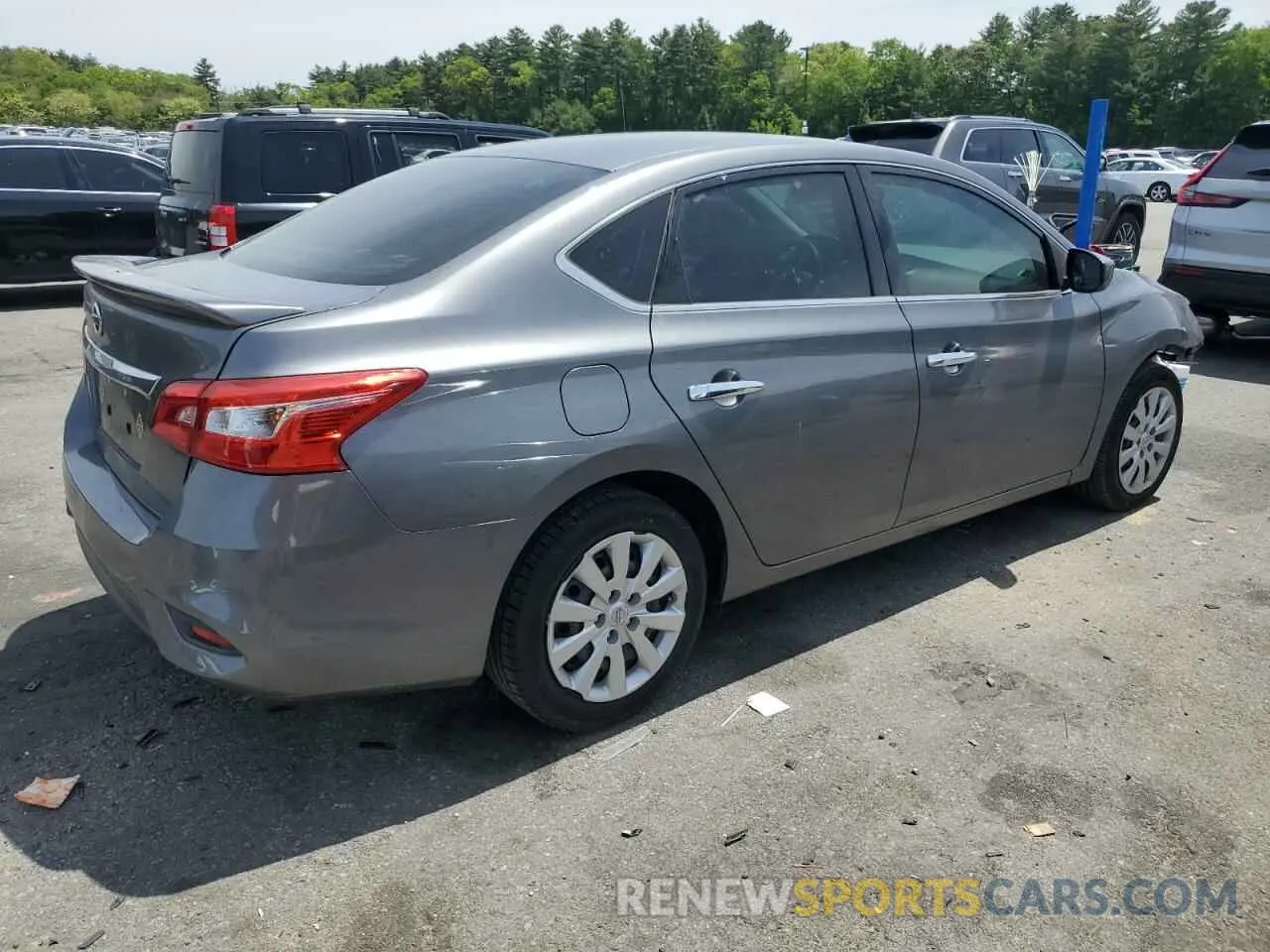 3 Photograph of a damaged car 3N1AB7AP6KY292526 NISSAN SENTRA 2019