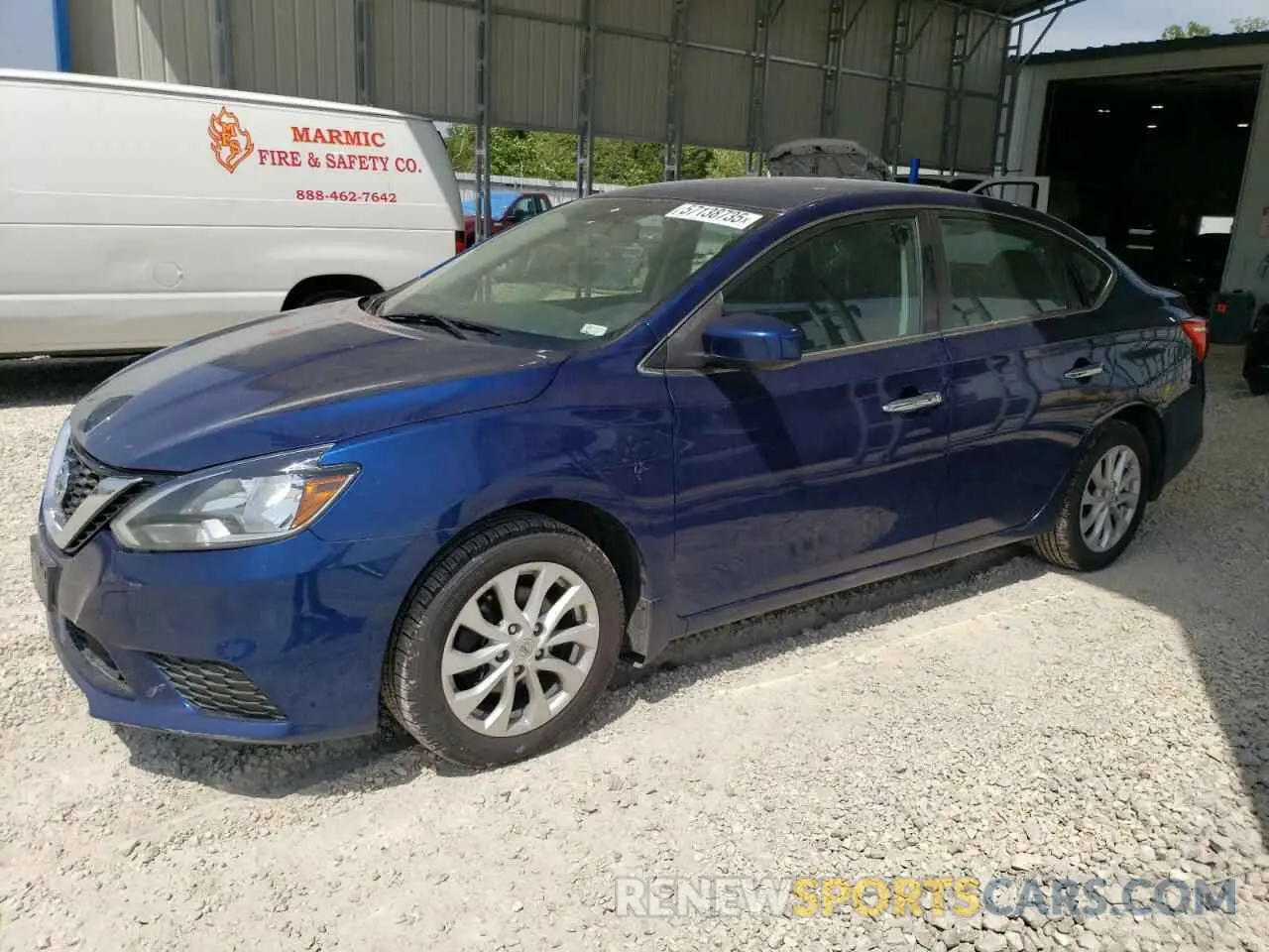1 Photograph of a damaged car 3N1AB7AP6KY300236 NISSAN SENTRA 2019