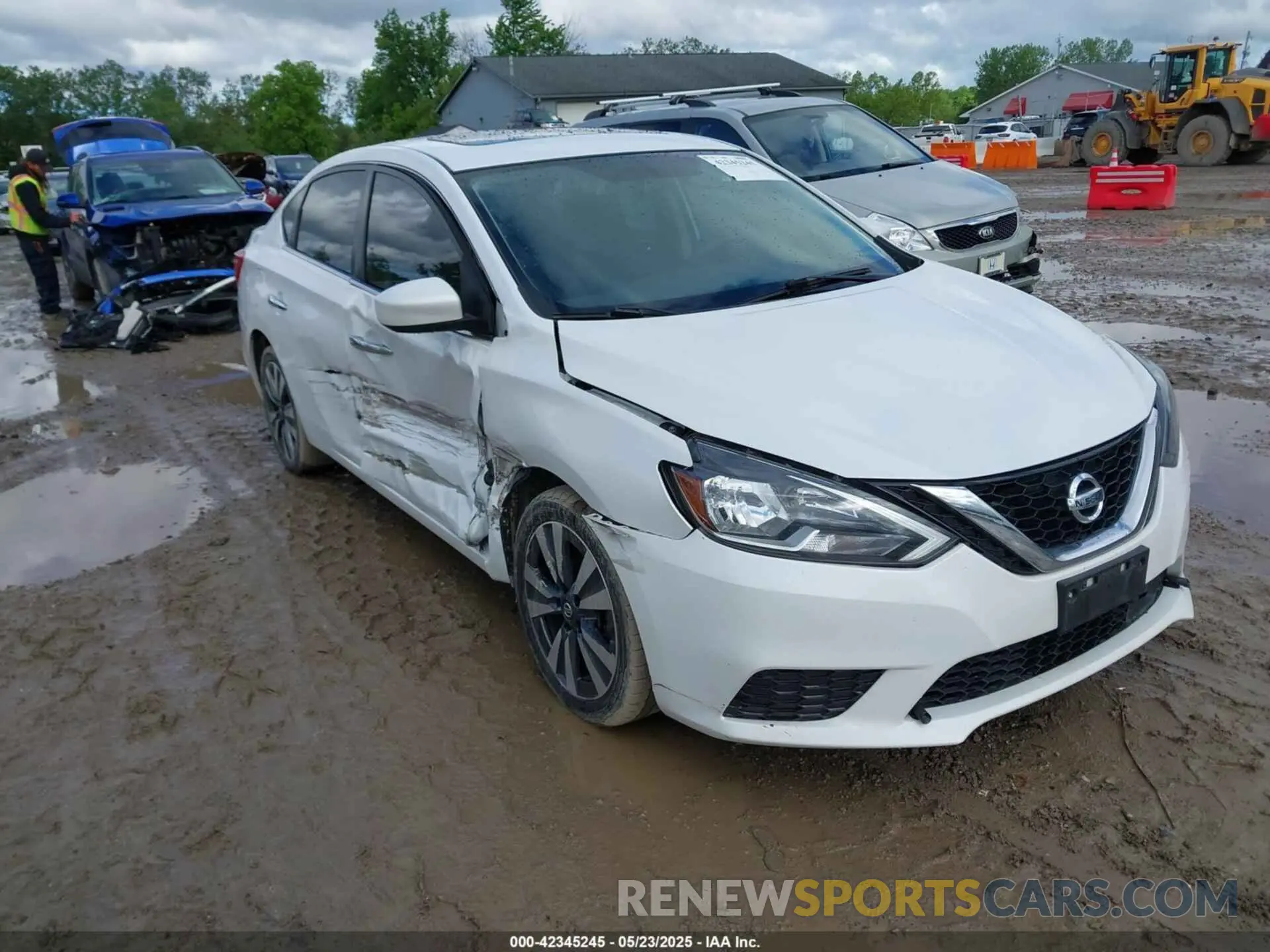 1 Photograph of a damaged car 3N1AB7AP6KY329459 NISSAN SENTRA 2019