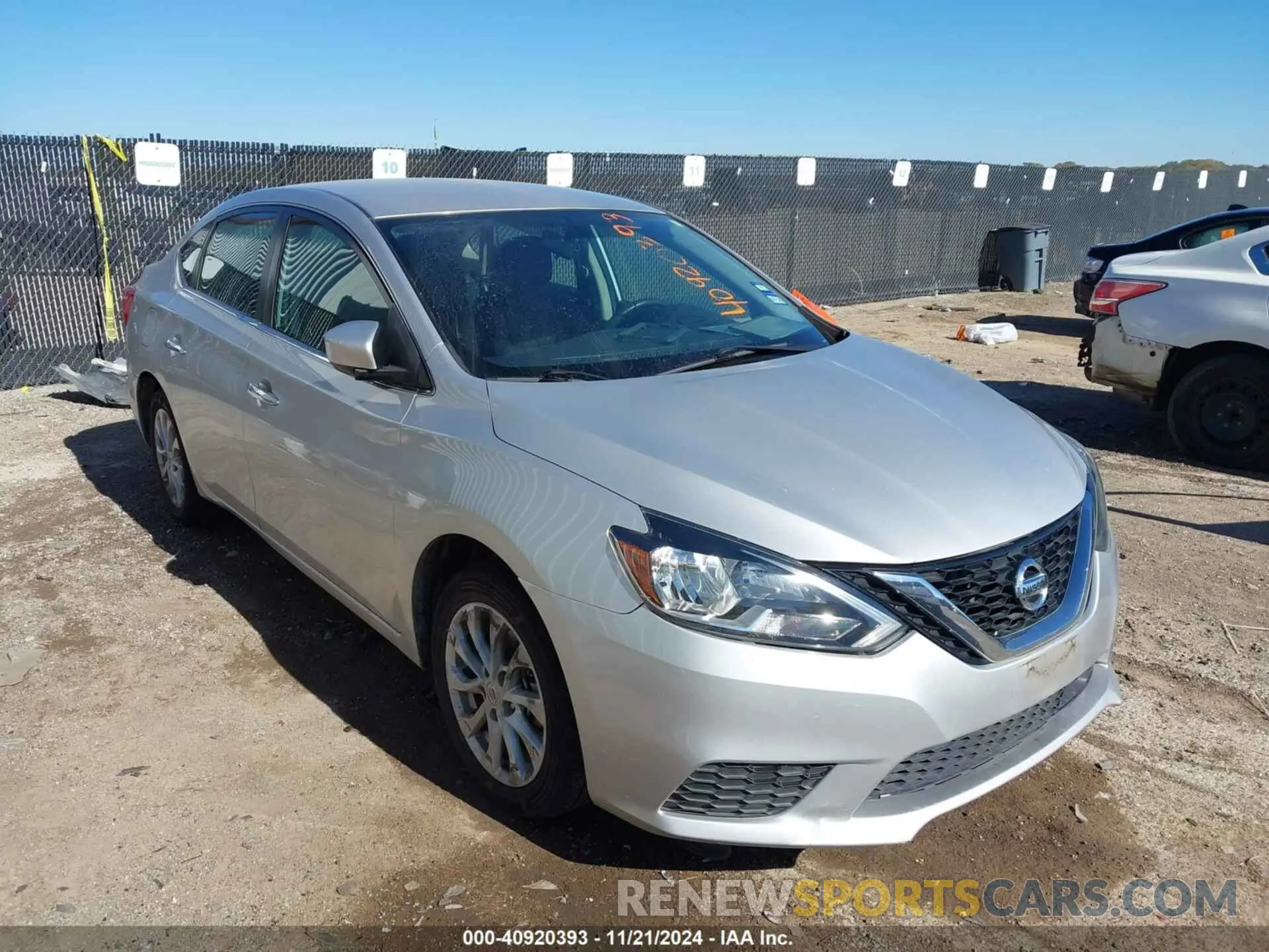 1 Photograph of a damaged car 3N1AB7AP6KY340977 NISSAN SENTRA 2019