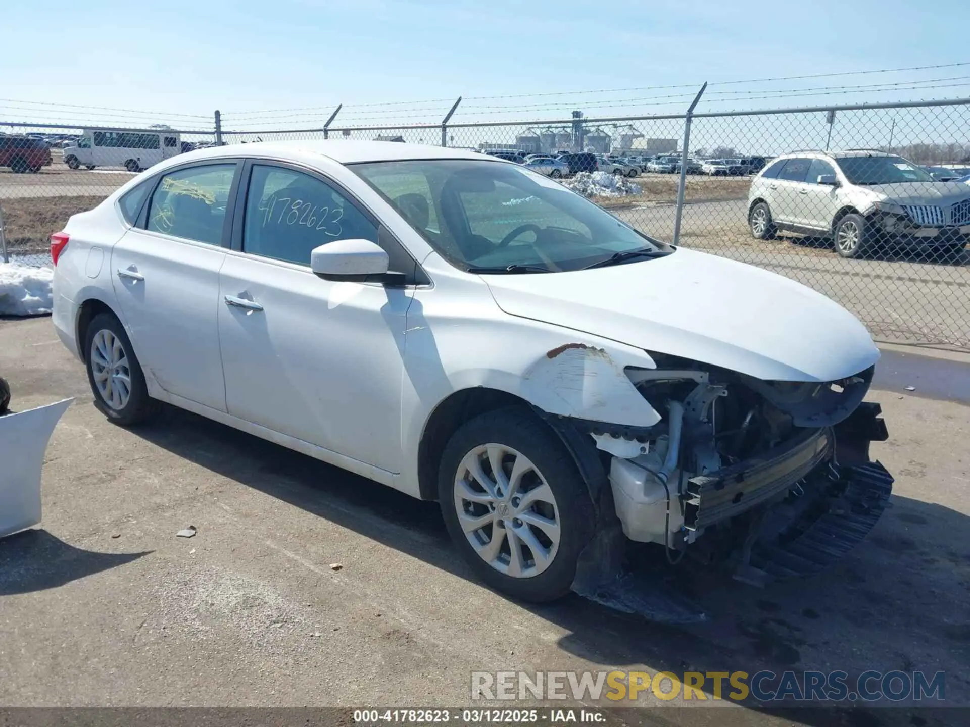 1 Photograph of a damaged car 3N1AB7AP6KY350750 NISSAN SENTRA 2019