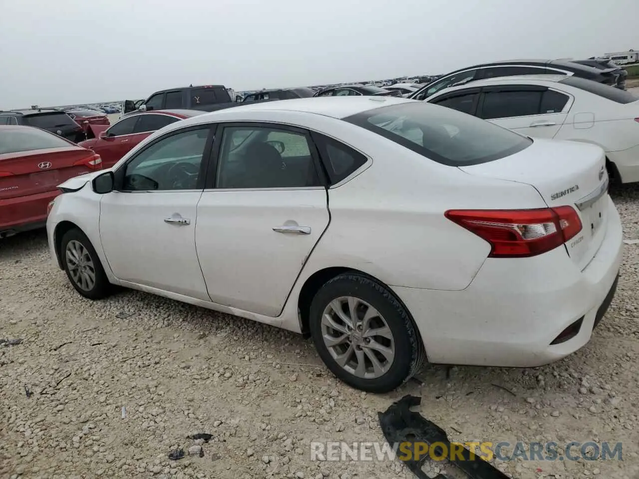 2 Photograph of a damaged car 3N1AB7AP6KY355236 NISSAN SENTRA 2019